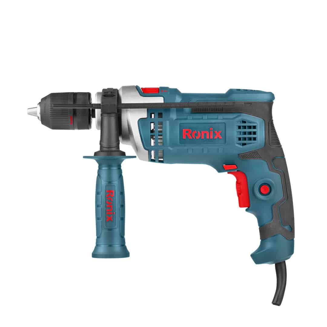 Bormasina de impact cu mandrina fara cheie, 13 mm, 750 W