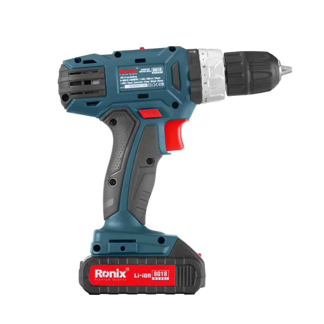 Masina de gaurit cu impact, 18V, cuplu 30n/m,1350 rpm - imagine 3