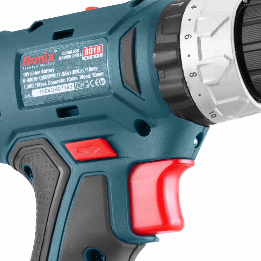 Masina de gaurit cu impact, 18V, cuplu 30n/m,1350 rpm - imagine 4