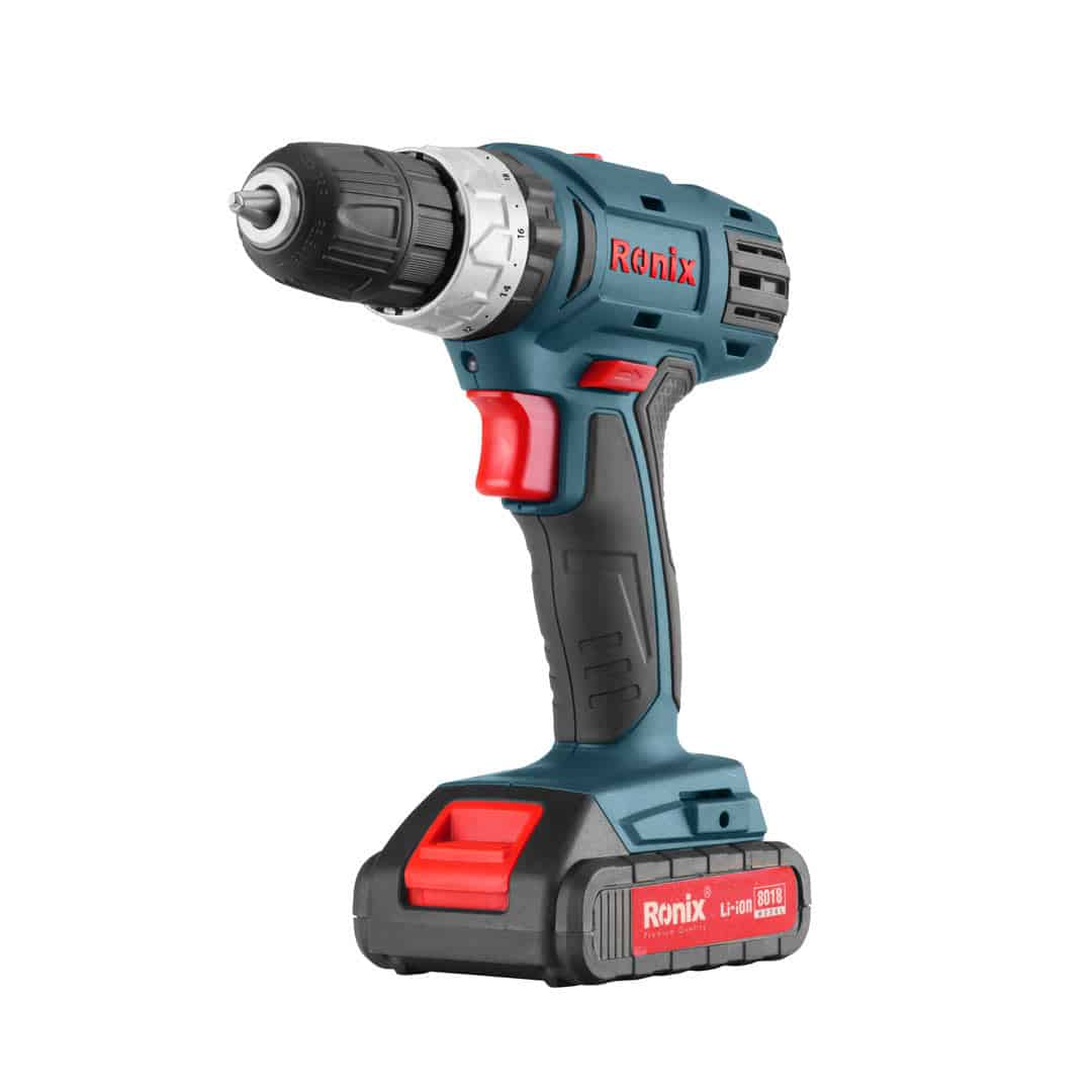 Masina de gaurit cu impact, 18V, cuplu 30n/m,1350 rpm