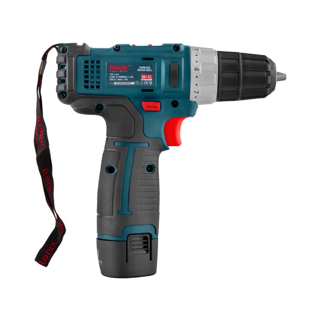 Masina de gaurit fara fir, 12 V, 8612, 2 baterii - imagine 6